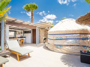 Eco Chic Yurt Retreat with Sea Views near the Beach, Arrieta, Lanzarote, Canary Islands